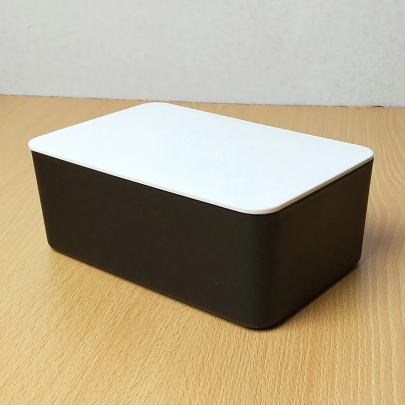 Коробка для хранения влажных салфеток Кейс Большой емкости Пылезащитная коробка для салфеток с крышкой для домашнего офисного стола 1
