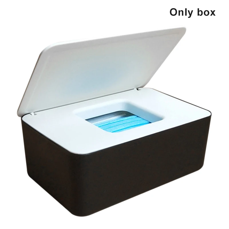 Коробка для хранения влажных салфеток Кейс Большой емкости Пылезащитная коробка для салфеток с крышкой для домашнего офисного стола 3
