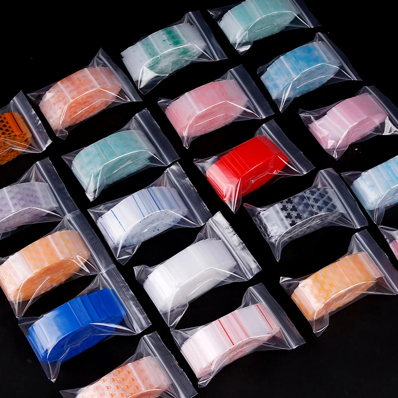 прозрачная сумка на молнии толщиной 3x4 см, милый мультяшный Прозрачный пластиковый самоуплотняющийся пакет, Упаковка для хранения ювелирных изделий, таблеток, Мини-карман 3