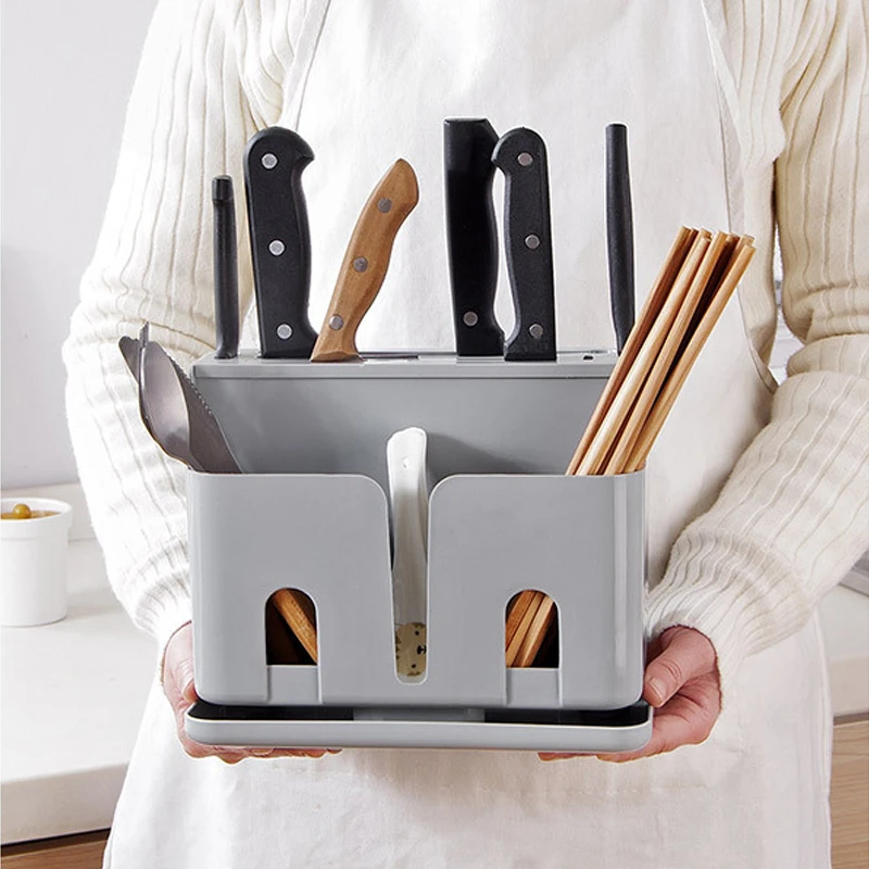 Многофункциональный органайзер для ножей, Подставка для ножей, вилок, ложек, Доска для хранения столовых приборов, Столовые ножи, Кухонные принадлежности 3