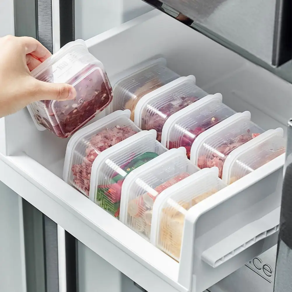 1 Комплект Практичный ящик для хранения продуктов в холодильнике, фруктов, герметичный контейнер для хранения продуктов, хорошая герметичность, предметы домашнего обихода 2