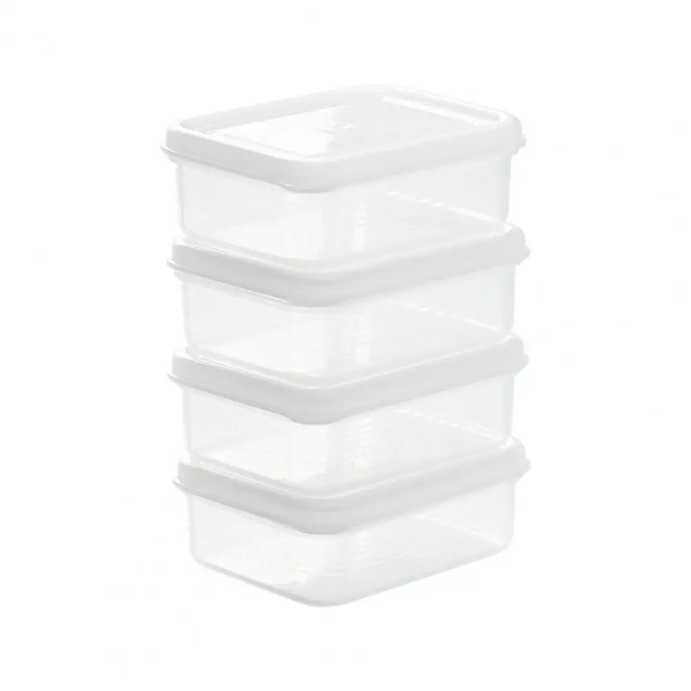 1 Комплект Практичный ящик для хранения продуктов в холодильнике, фруктов, герметичный контейнер для хранения продуктов, хорошая герметичность, предметы домашнего обихода 4