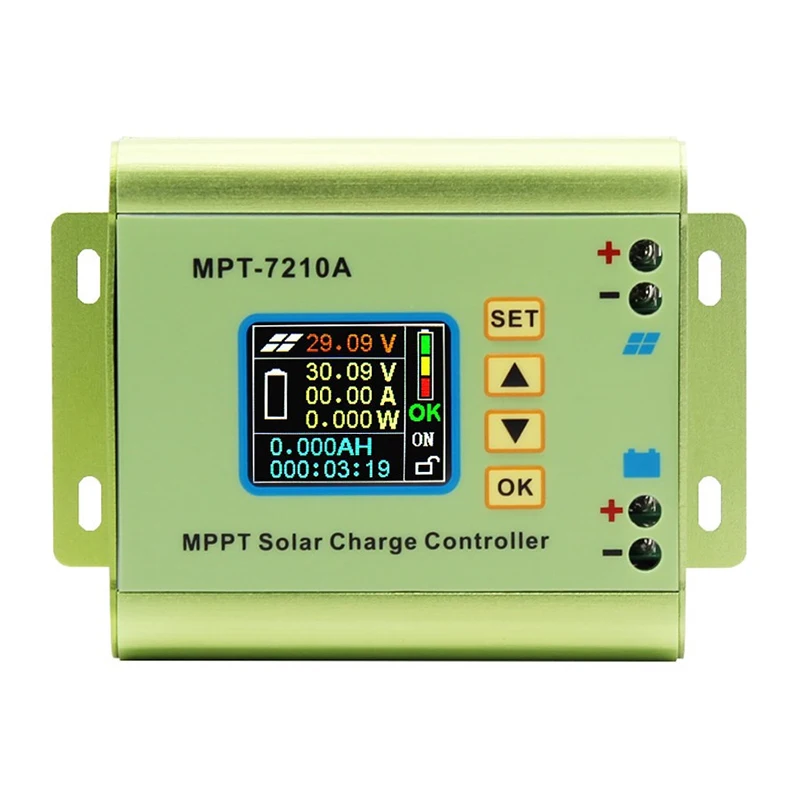 Mpt-7210A Солнечный контроллер Блок питания с ЧПУ Модуль питания от 24 В до 72 В Зарядное устройство 0