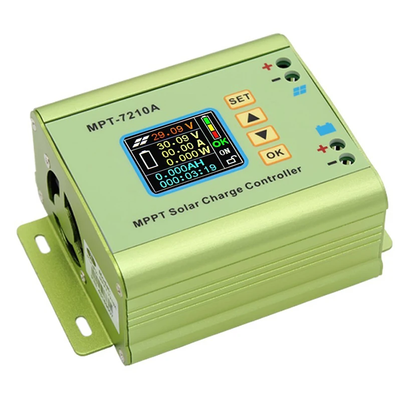 Mpt-7210A Солнечный контроллер Блок питания с ЧПУ Модуль питания от 24 В до 72 В Зарядное устройство 1