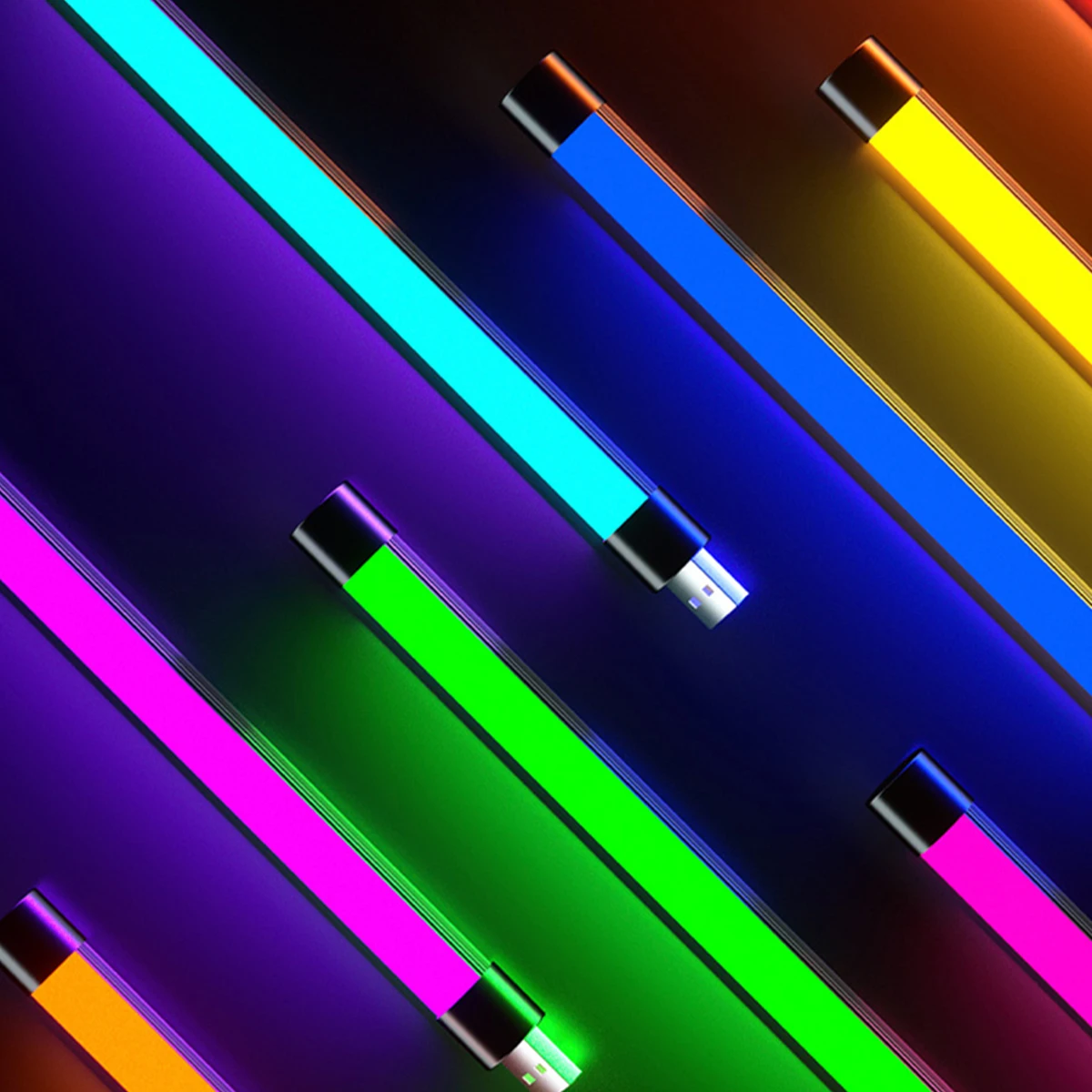 RGB Colorful Stick Light 7,9/15,7 дюймов LED Light Wand Атмосферные Лампы 2800 ~ 6000K Лампа для Фотостудии Bar 3 Режима освещения 3