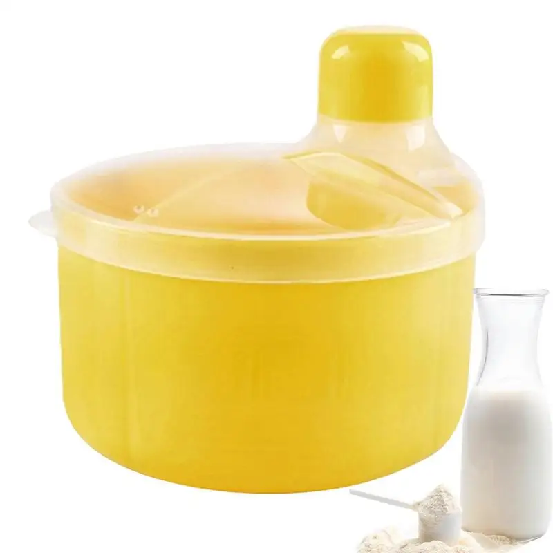 Дозатор сухих молочных смесей Универсальный Многофункциональный Контейнер для хранения закусок Портативный Герметичный Органайзер для сухого детского молока 1