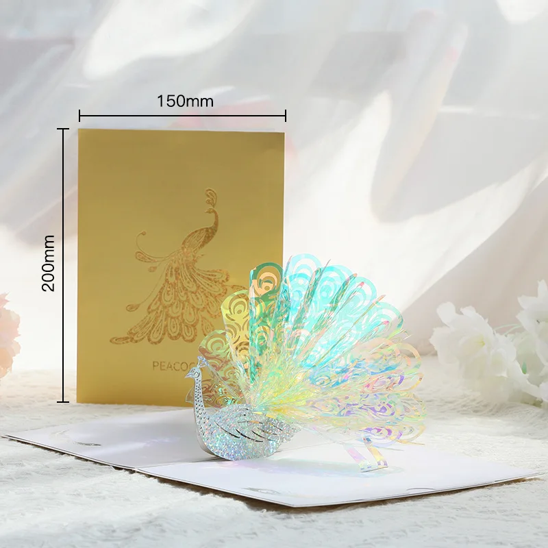 3D Набор поздравительных открыток Lovebirds, написанных от руки, Принадлежности для поздравительных открыток на свадьбу, День Рождения, для детей, Мальчиков и девочек 5