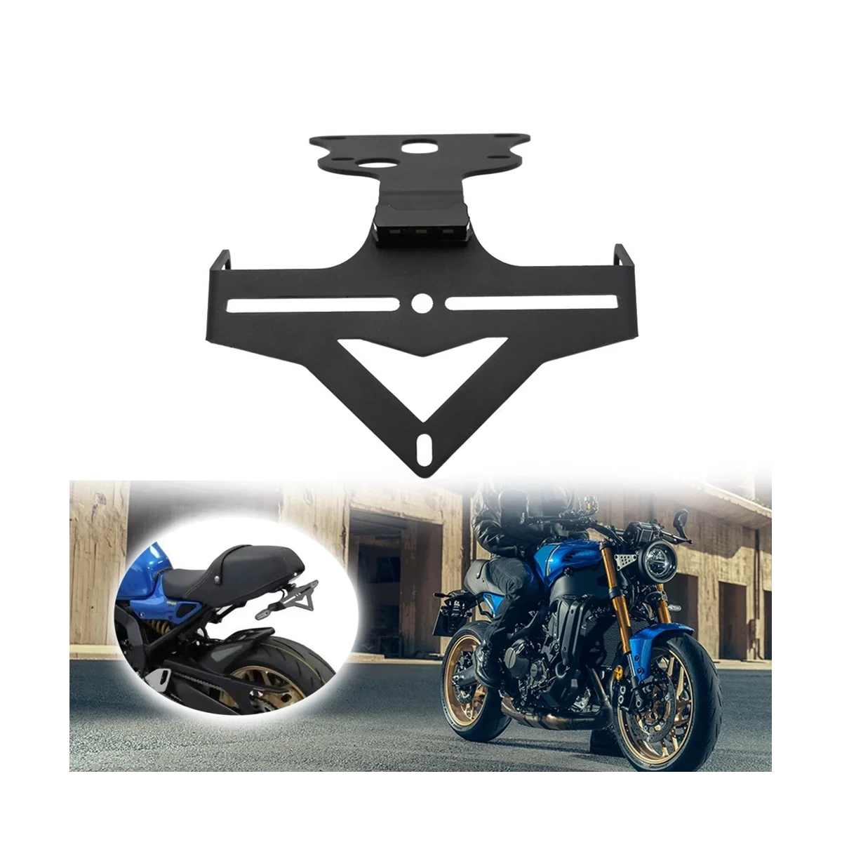Держатель номерного знака мотоцикла, Светодиодная подсветка, Очиститель заднего заднего крыла для YAMAHA XSR 900 XSR900 2022 2023 1
