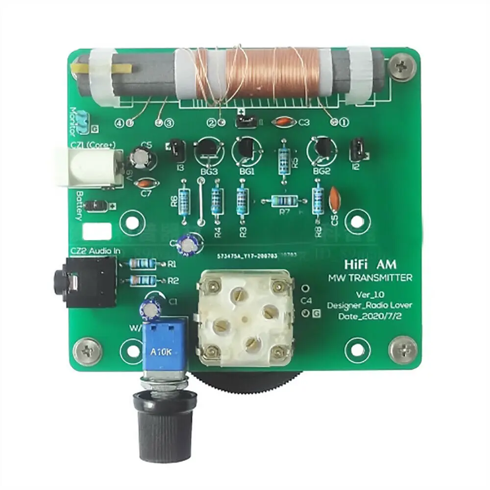 Средневолновой передатчик экспериментальный AM-радиопередатчик DIY kit тестовое радио 3