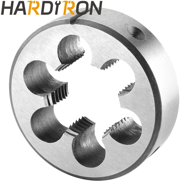 Круглая резьбонарезная матрица Hardiron Metric M22X0,75, машинная резьбонарезная матрица M22 x 0,75 Правая рука 0