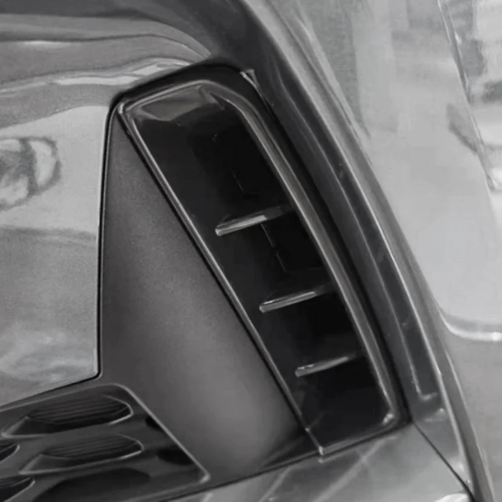 Наклейка для отделки крышки передней противотуманной фары автомобиля Kia Carnival KA4 2021 2022 Серебристый 1