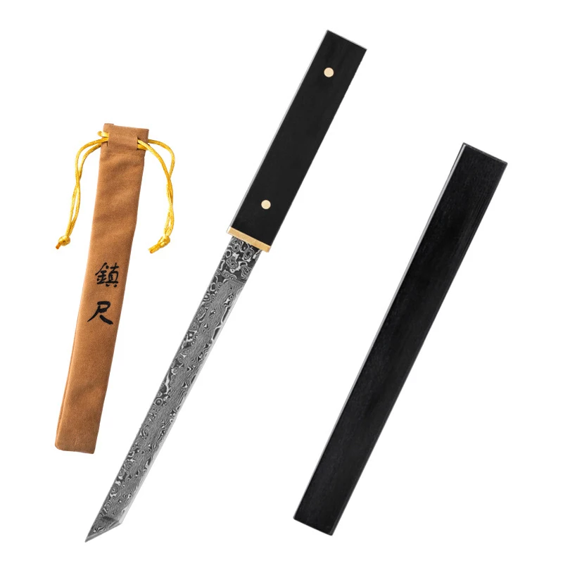 Новый нож для фруктов из дамасской стали Steel VG10, уличный нож, Нож для поедания мяса, Монгольский нож из коллекции Play Gift 4