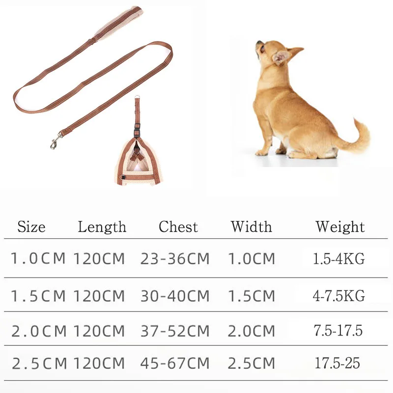 Собачья тяговая веревка, кожаная веревка для маленьких собак Pipi Tao, ремень для выгула собак на цепочке, ремень для груди и спины плюшевого питомца в стиле жилета 3