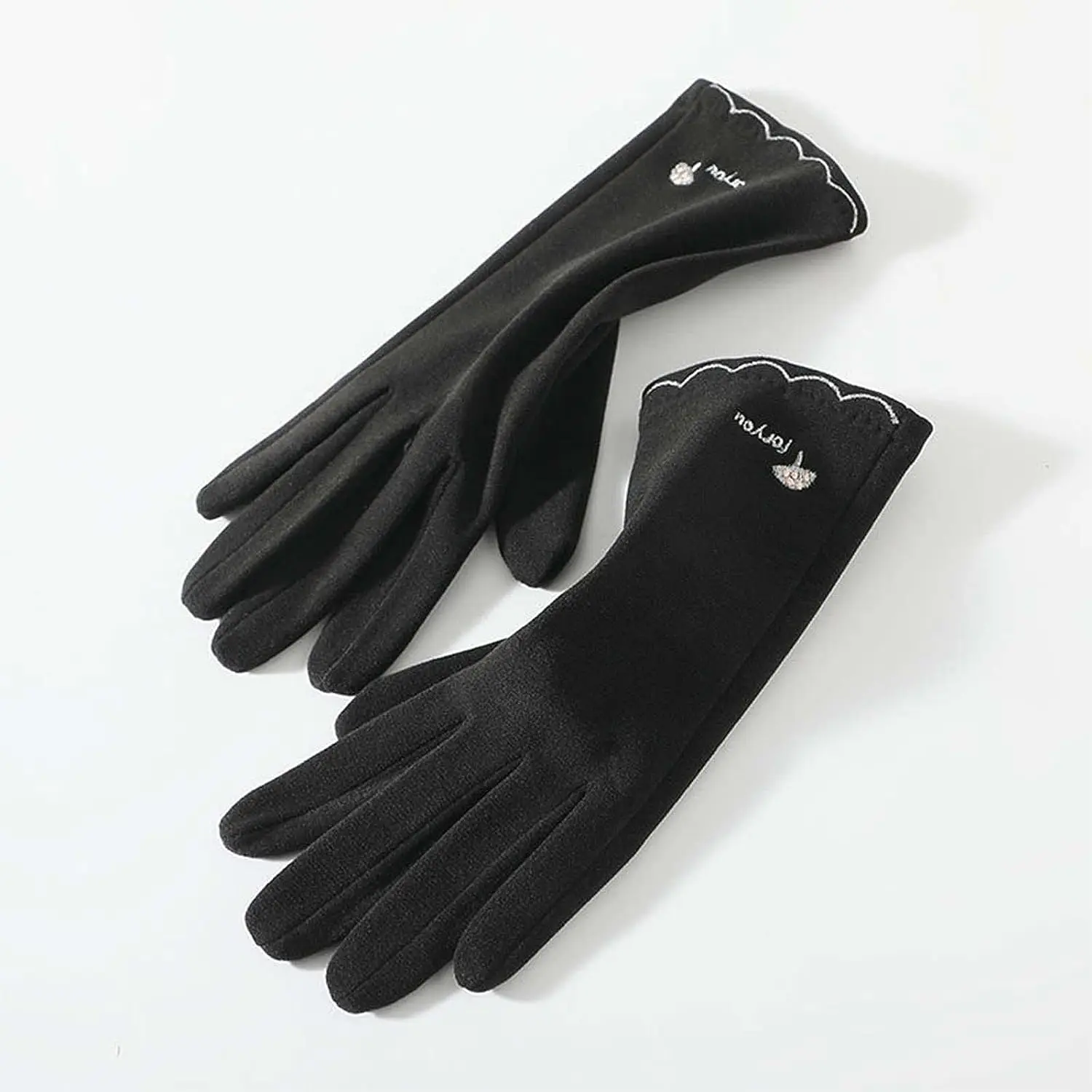Зимние перчатки с сенсорным экраном для женщин, удобные противоскользящие перчатки с подкладкой для сенсорных экранов, нескользящие морозильные перчатки с сенсорным экраном для Dr 4
