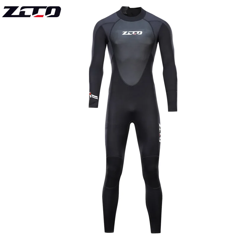 Новые 3 мм неопреновые гидрокостюмы для подводного плавания, мужские гидрокостюмы для подводного плавания, серфинга, плавания с длинным рукавом, сохраняющие тепло в воде. Гидрокостюмы 1