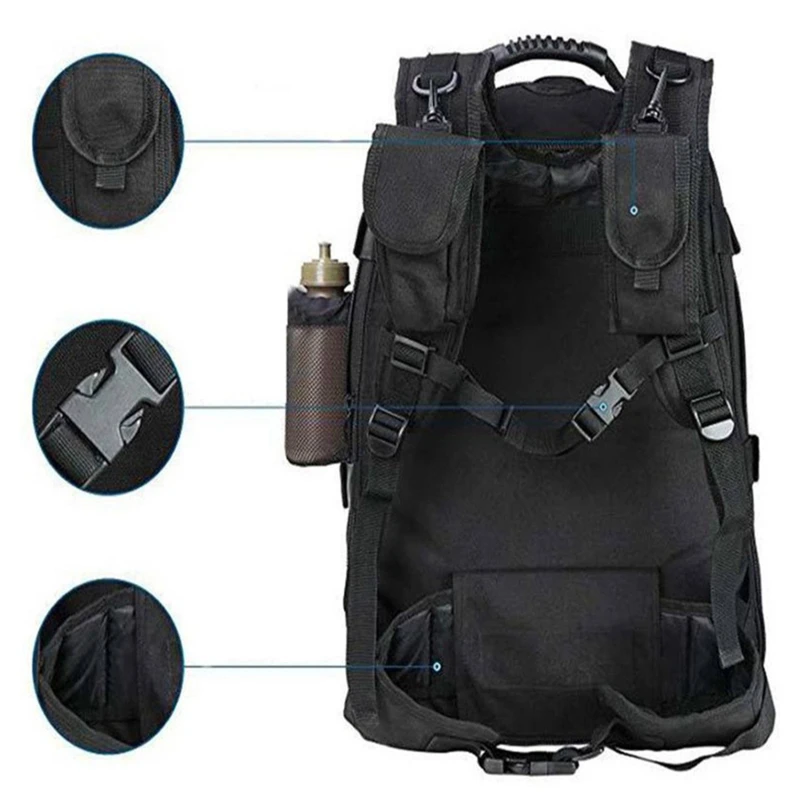 60-литровый военно-тактический рюкзак Army Molle Assault Rucksack 3P Для путешествий на открытом воздухе, походные рюкзаки, сумки для кемпинга, охоты, альпинизма 2