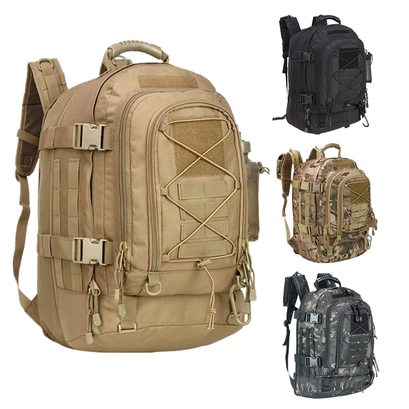 60-литровый военно-тактический рюкзак Army Molle Assault Rucksack 3P Для путешествий на открытом воздухе, походные рюкзаки, сумки для кемпинга, охоты, альпинизма 4