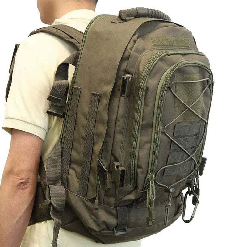 60-литровый военно-тактический рюкзак Army Molle Assault Rucksack 3P Для путешествий на открытом воздухе, походные рюкзаки, сумки для кемпинга, охоты, альпинизма 5