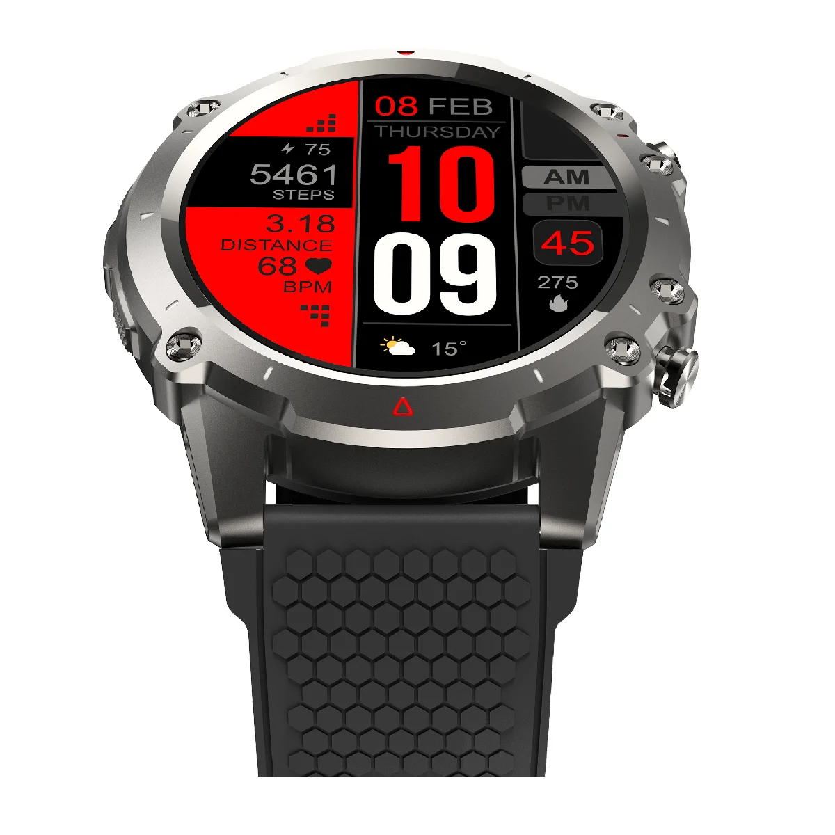 SM52 2023 новые 1,45-дюймовые смарт-часы IP68 с водонепроницаемым Bluetooth-вызовом blood oxygeen watch с аккумулятором емкостью 280 мАч 1