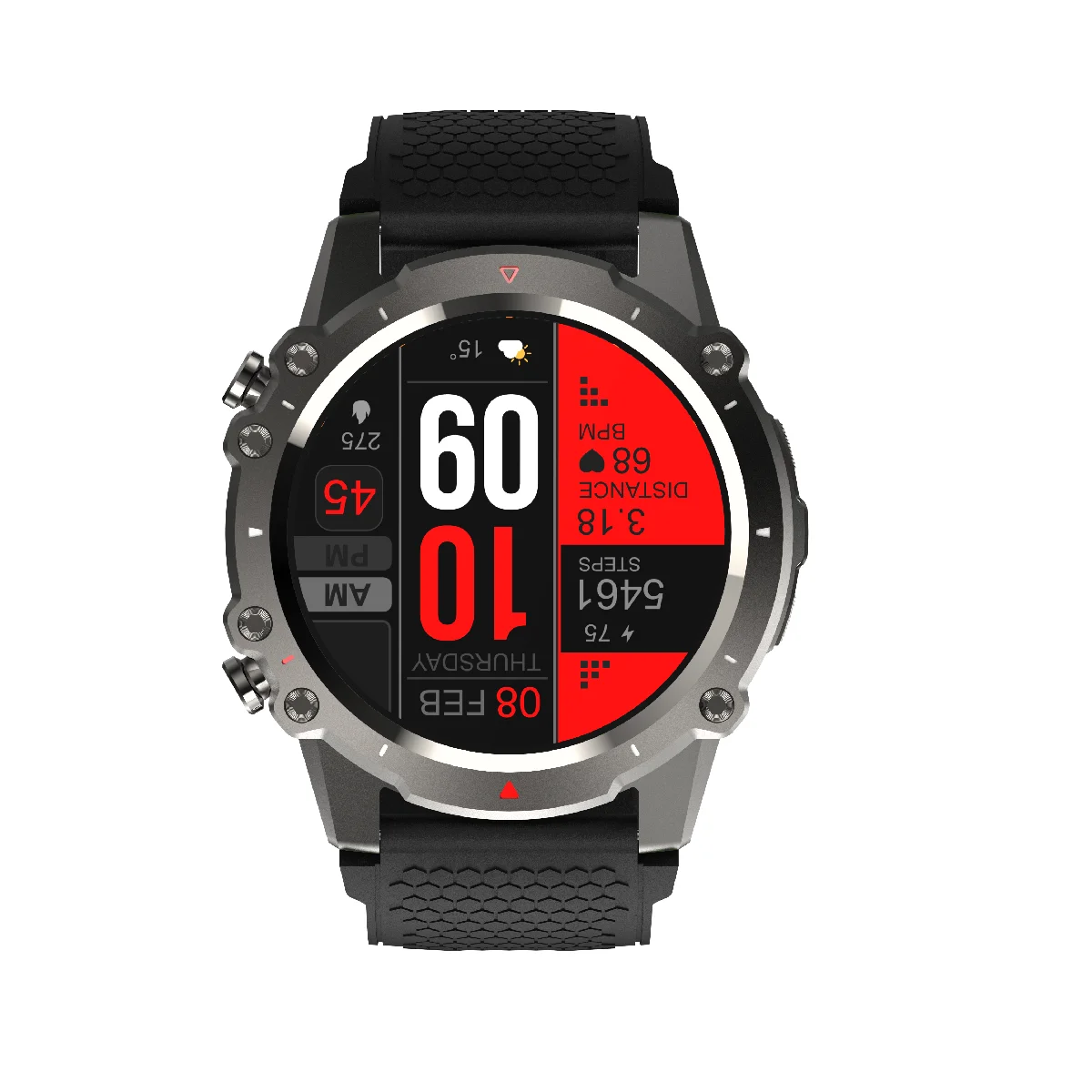 SM52 2023 новые 1,45-дюймовые смарт-часы IP68 с водонепроницаемым Bluetooth-вызовом blood oxygeen watch с аккумулятором емкостью 280 мАч 2