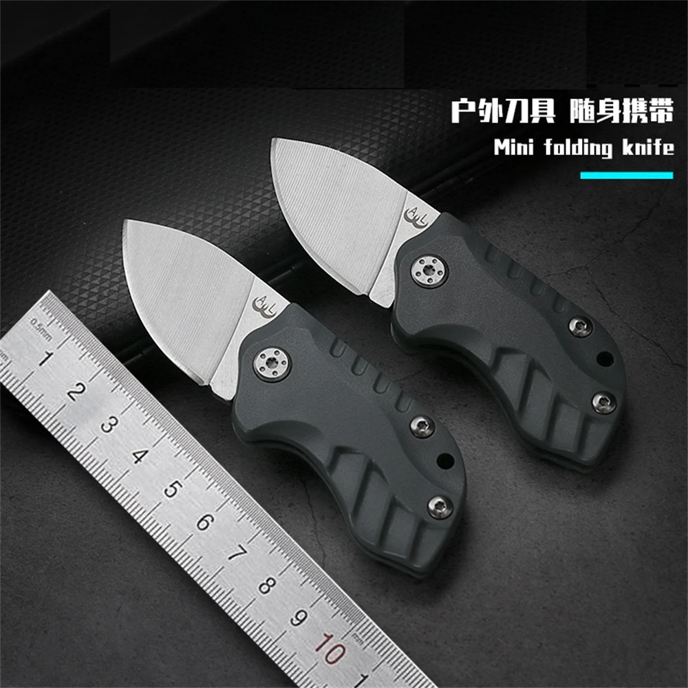 Складной нож D2 из стали 5CR15, портативный Тактический Многоцелевой Наружный нож для ключей, Подарочный Карманный нож-инструмент 2