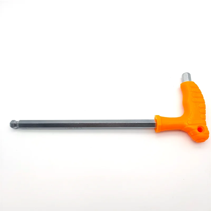 12 мм L-образная пластиковая ручка с двуглавой шестигранной головкой гаечный ключ CRV стальной с плоской головкой гаечный ключ с шаровой головкой 0