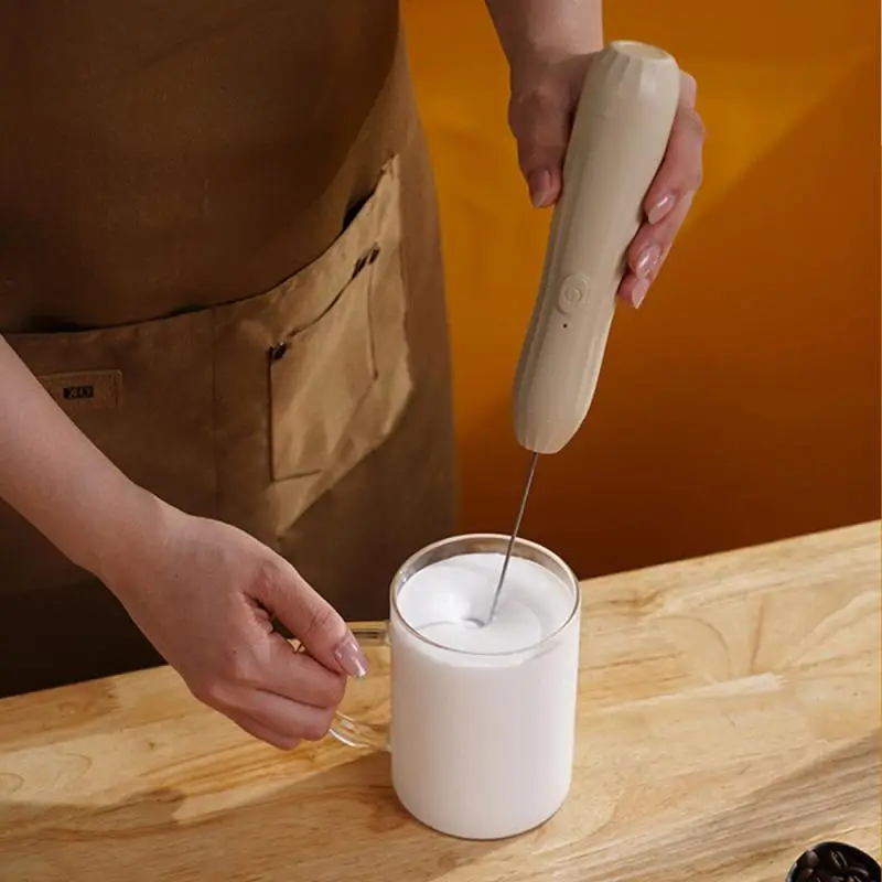 Ручной миксер для взбивания молока, электрический Пенообразователь для кофе, Взбивалка для яиц, мешалка для капучино, Мини Портативные Блендеры, Инструмент для взбивания на домашней кухне 2
