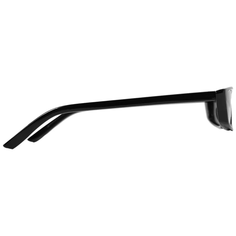 3X Винтажные прямоугольные солнцезащитные очки, женские солнцезащитные очки в маленькой оправе, ретро-очки S17072, Черная оправа, Черный 5