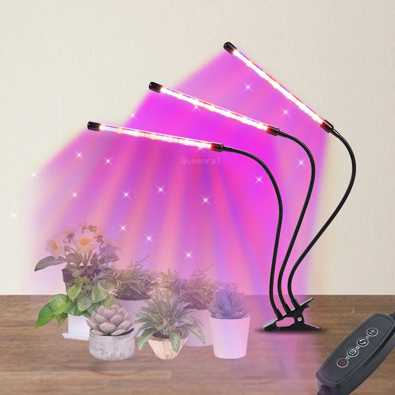 ультрафиолетовый свет для роста растений, Светодиодная USB-панель с полным спектром, Фитолампа с вращением, Гибкая Фитолампа, Теплица Для выращивания комнатных цветов 1
