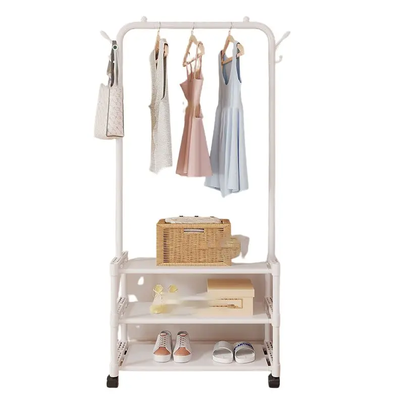 Шкаф Nordic Metall, Вертикальные Квадратные вешалки для одежды, Колесики для сушки одежды в помещении, Мебель для прихожей 1