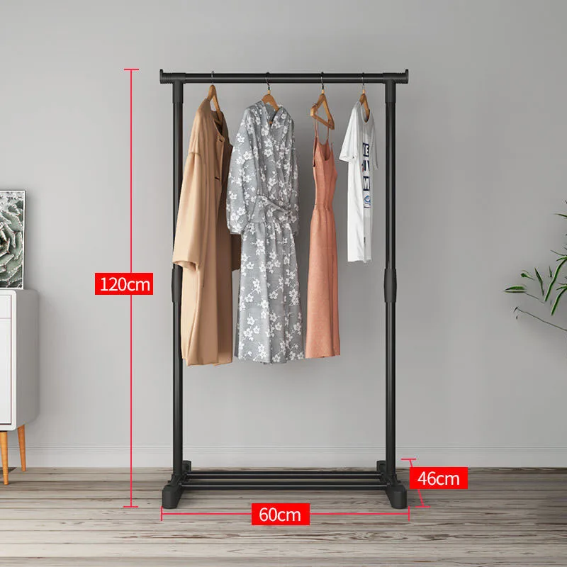 Шкаф Nordic Metall, Вертикальные Квадратные вешалки для одежды, Колесики для сушки одежды в помещении, Мебель для прихожей 4