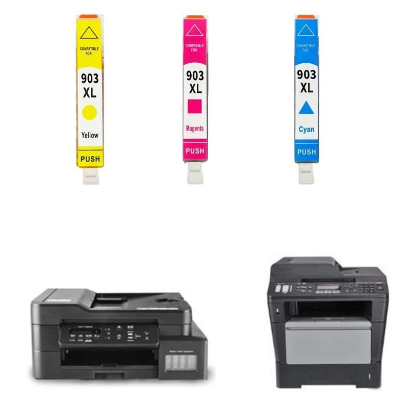 Чернильный Картридж Профессиональный для принтера HP Officejet Pro 6950 6960 6970 6975 Яркие Цветные Чернила Голубой/Пурпурный/Желтый/Черный 896C 0