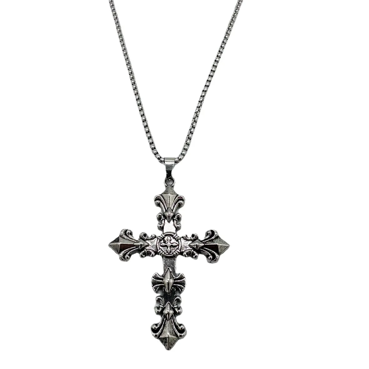 Y2K Панк-ожерелье с подвеской в виде креста для мужчин и женщин, готическое ожерелье на ключицу, эстетика, ретро-украшения в стиле хип-хоп, подарок для вечеринки, Богемия 5