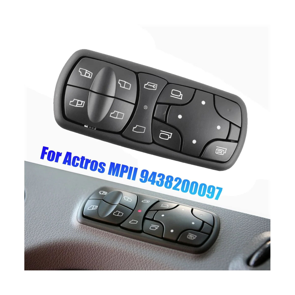 Новый переключатель управления стеклоподъемником с электроприводом для Mercedes Benz Actros MPII 9438200097 0
