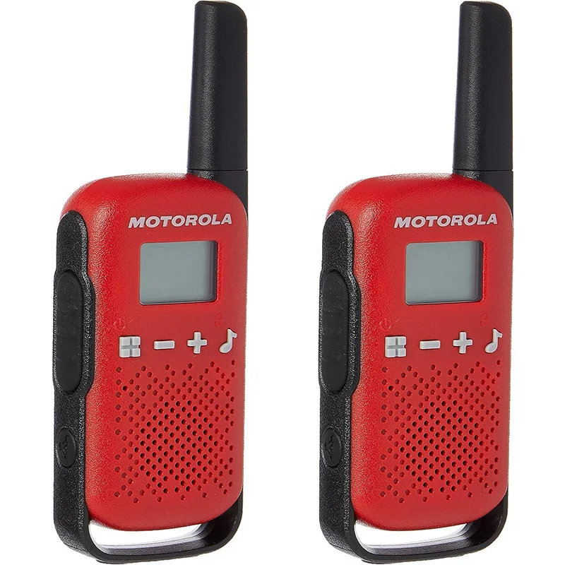 Портативная рация T42 Talkabout PMR446 для детей с двусторонней связью (комплект из 2-х) – красный для Motorola Solution 1