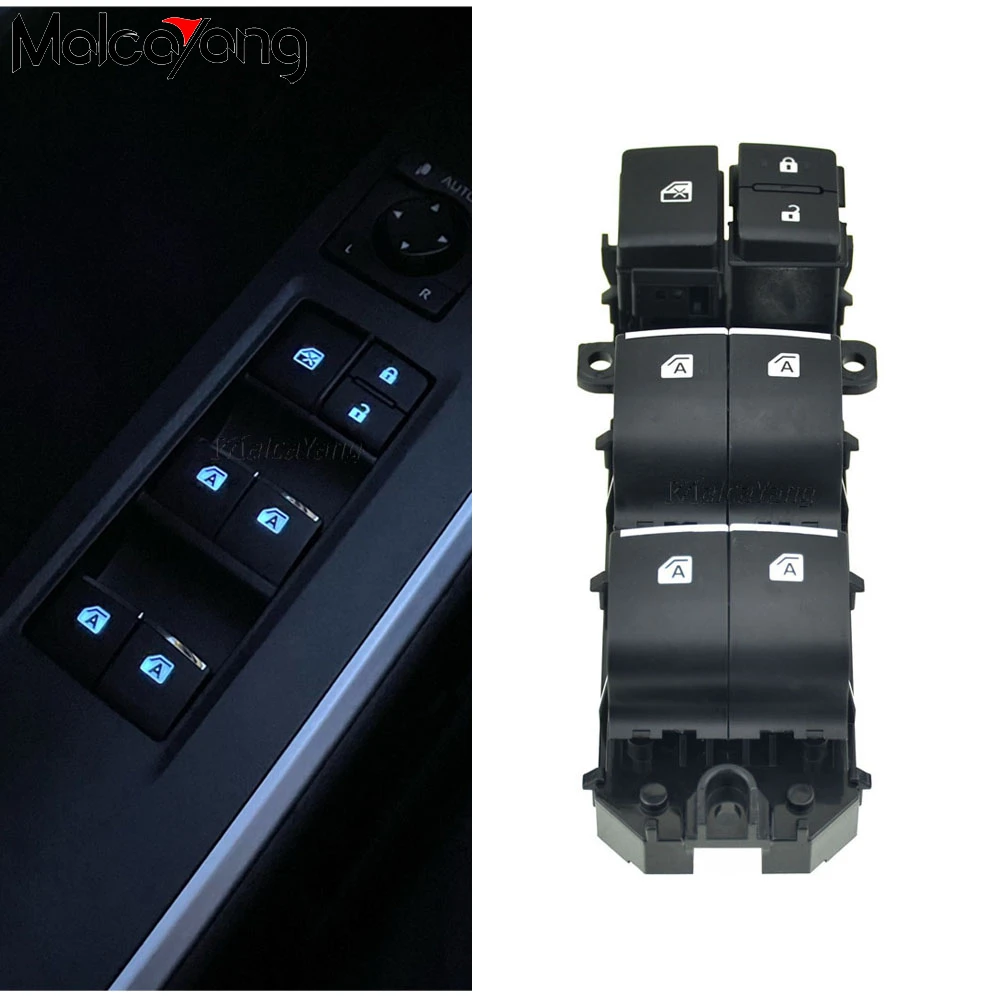 Левый Водитель Автомобиля С Подсветкой LED Master Power Window Switch Control Синяя Подсветка Для Toyota Corolla RAV4 RAV 4 2019-2021 CHR 1