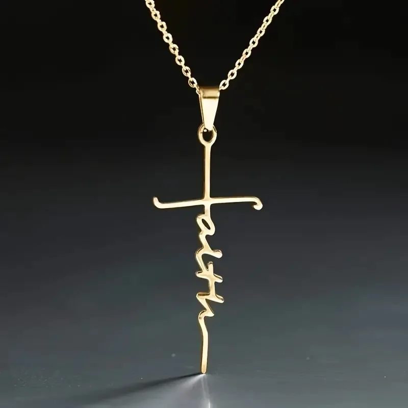 2023 Новое персонализированное креативное женское ожерелье, Европейская и американская мода, подвеска в виде креста, подарок на День Святого Валентина 2
