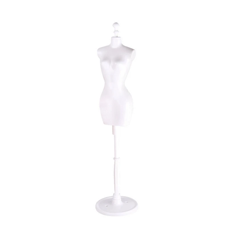 Подставка для мини-кукол Модели с держателями для одежды Пластиковая вешалка для одежды Идеально подходит для самостоятельного одевания и демонстрации 264F 1