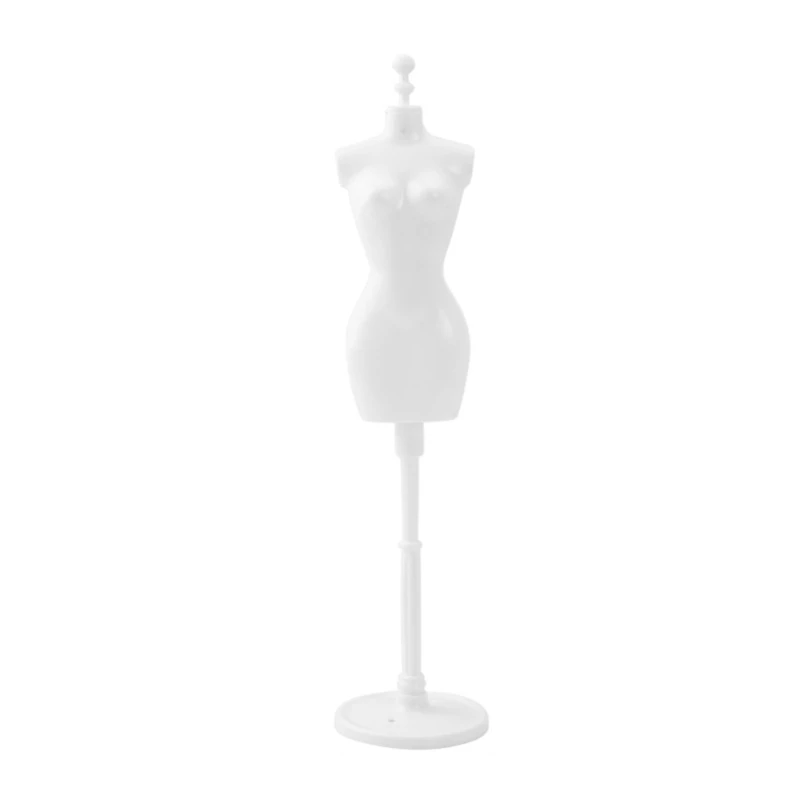 Подставка для мини-кукол Модели с держателями для одежды Пластиковая вешалка для одежды Идеально подходит для самостоятельного одевания и демонстрации 264F 3