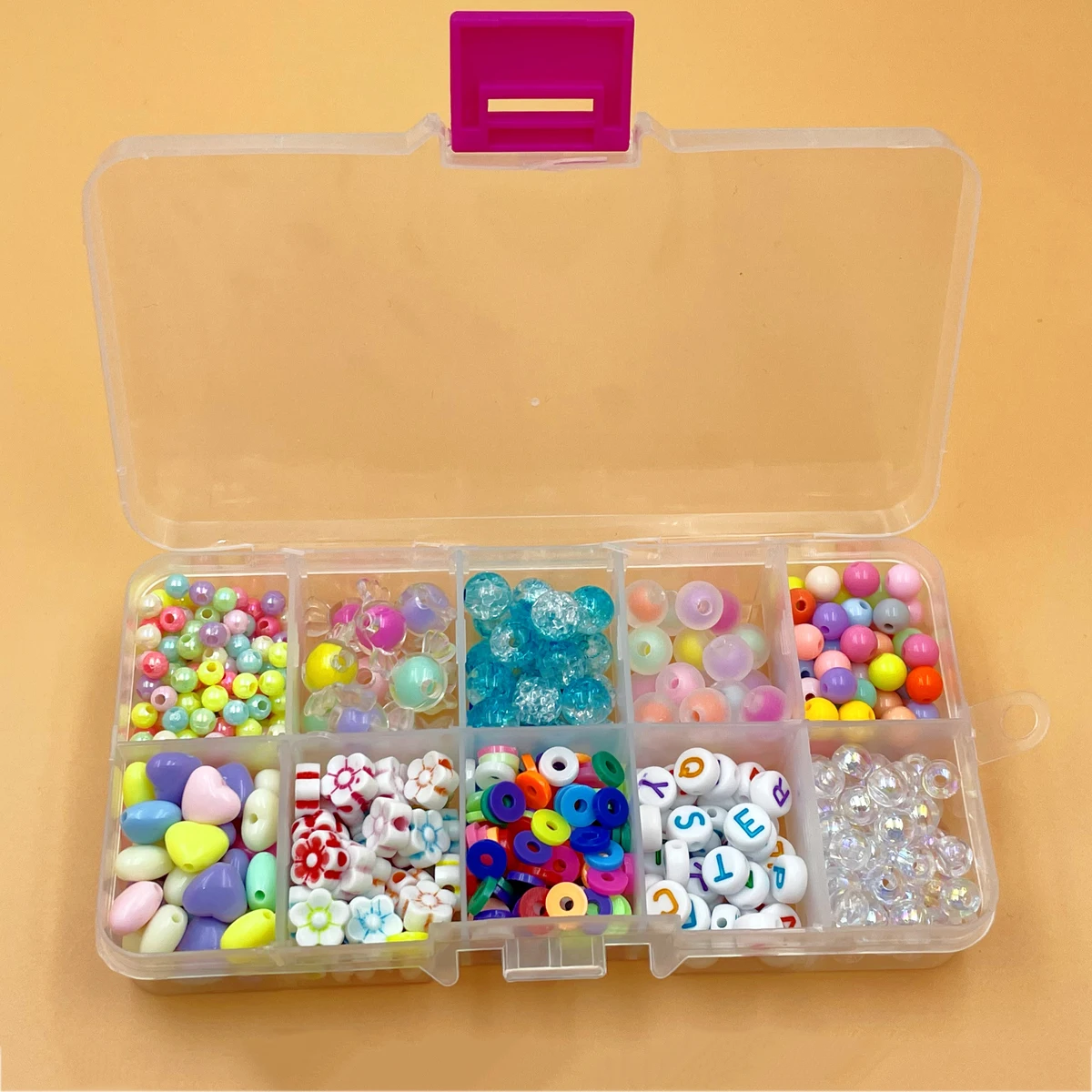 10 Сеточных игрушек ручной работы из бисера для детей с набором аксессуаров для девочек, плетущих браслеты, игрушек для изготовления ювелирных изделий, креативных подарков для детей 0