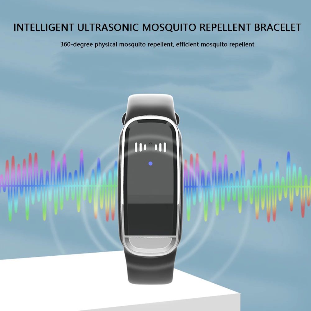 Ультразвуковые наручные часы Smart Prevent Mosquitos Высокотехнологичные часы Prevent Mosquitos Летний многофункциональный браслет для помещений и улицы 1