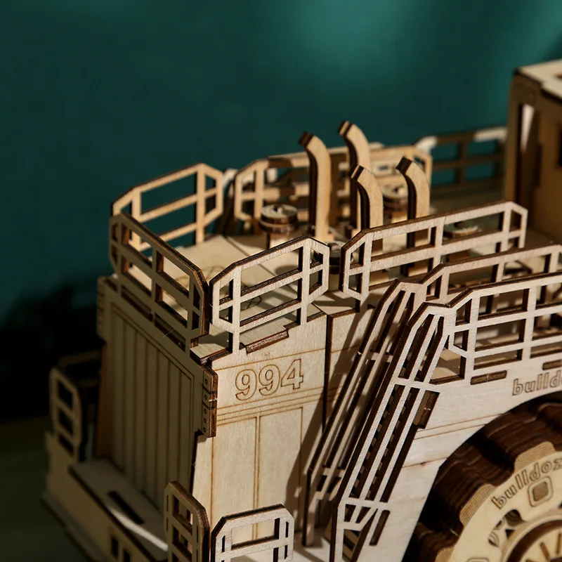 Деревянный пазл 3D Модель механического привода 