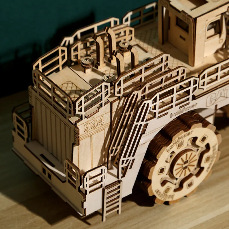 Деревянный пазл 3D Модель механического привода 