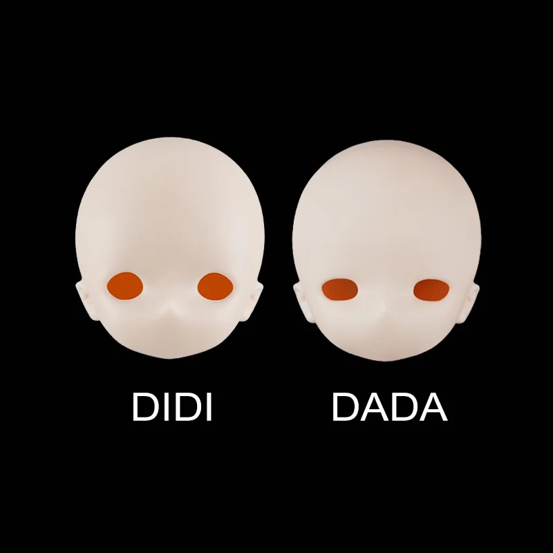 Новая голова куклы Imomodoll 1/4 Диди или ДАДА (стиль поставляется случайным образом) Аниме Лицо Белая/Загорелая кожа Резиновые Игрушки для девочек, Аксессуары для кукол 0