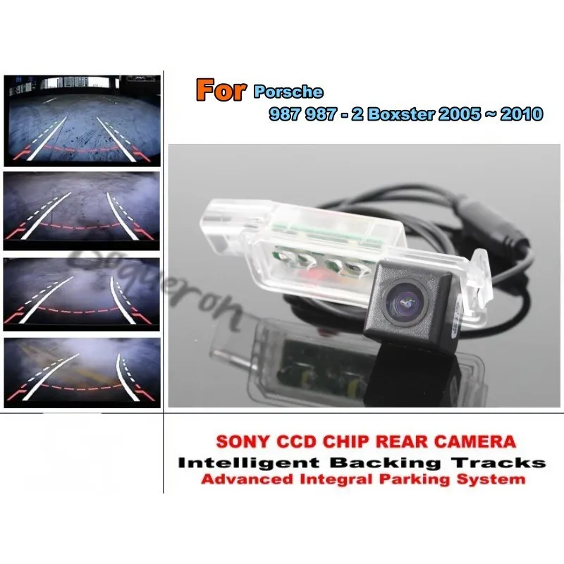 Для Porsche 987 987 - 2 Boxster 2005-2010 Smart Tracks Chip Camera/HD CCD Динамическая Треккинговая Парковочная Камера заднего Вида 0