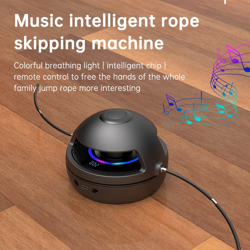 Интеллектуальная Автоматическая Электрическая скакалка для домашних тренировок, совместимая с Bluetooth, Электронная счетная машина для прыжков со скакалкой 1