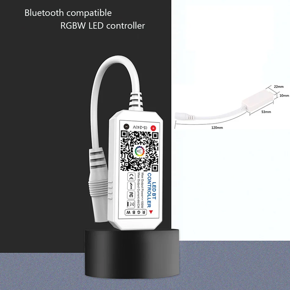 Контроллер светодиодной ленты DC5-24V RGBW RGB, совместимый с Bluetooth, беспроводное приложение, музыка, Голосовой смартфон, радиочастотное управление ленточными лампами 3