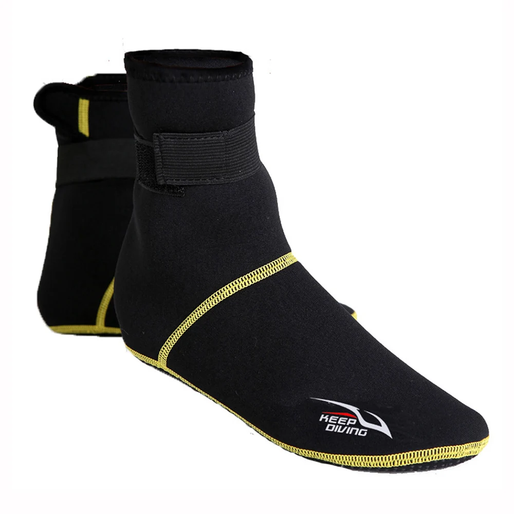 Новые 3 мм неопреновые носки для дайвинга, теплые пляжные носки для детей и взрослых, Профессиональные водные виды спорта, подводное плавание, нескользящие носки для серфинга 1