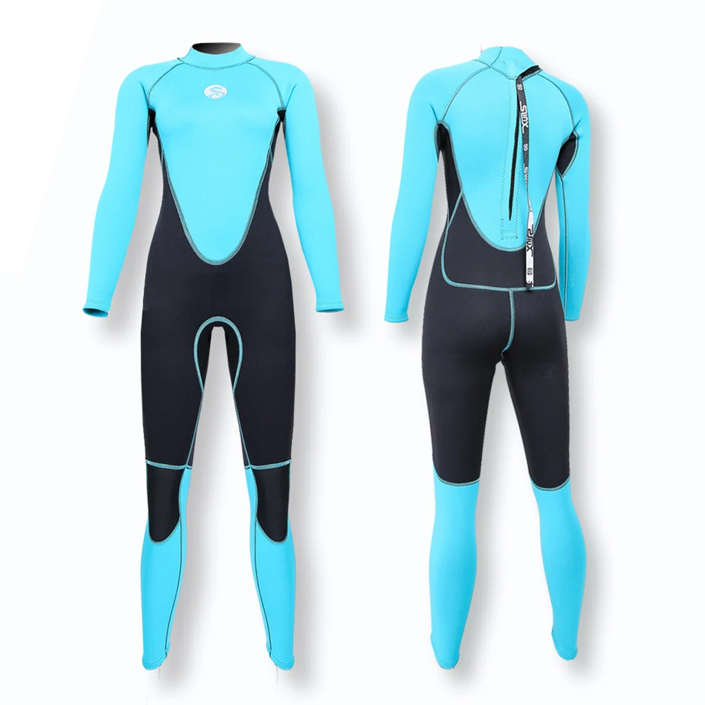 Новый 3 мм неопреновый гидрокостюм, женский модный цельный купальник с длинными рукавами, теплый костюм для подводного плавания, серфинга, гидрокостюм для водных видов спорта 4