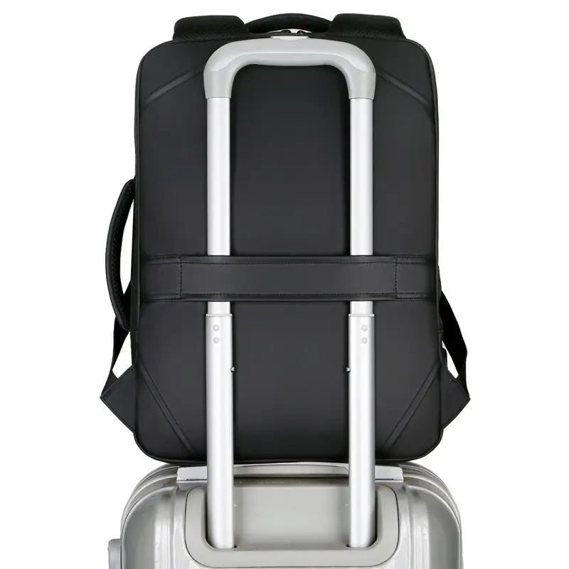 Рюкзак для мужчин 2023, Многофункциональный рюкзак для бизнес-ноутбука, USB-зарядка, водонепроницаемая пленка, мужская сумка для спины, повседневная сумка 2